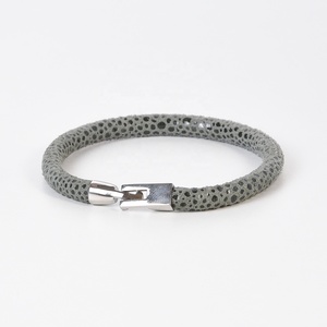 Holesale OP Sel enjuagado UADE achine tittitched eaeath racracelet For omen & omen en - Product Image 3