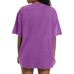 Summer Trendy Oversized Round Neck T-shirt pour femmes Longline Casual Streetwear avec impression unique Loose Fit Basic Tee - Product Image 3