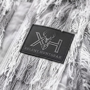 ชุดเสื้อแจ็คเก็ตและกางเกงกันหิมะแบบ Ghillie สำหรับการล่าสัตว์ 420GSM ผลิตตามสั่ง OEM ขายส่ง - Product Image 4