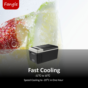 FC18 18L 12V 24V DC AC pêche en plein air camping USB charge affichage numérique voiture portable réfrigérateur congélateur réfrigérateur - Product Image 6