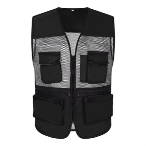 2025 nouveauté décontracté sans manches Cargo veste avec multi-poches personnalisé été utilitaire gilet pour hommes et garçons en gros - Product Image 1
