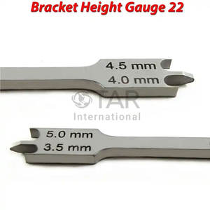 เครื่องมือวัดความสูงทำจากสเตนเลสสตีลอุปกรณ์จัดฟันอุปกรณ์จัดฟัน - Product Image 3