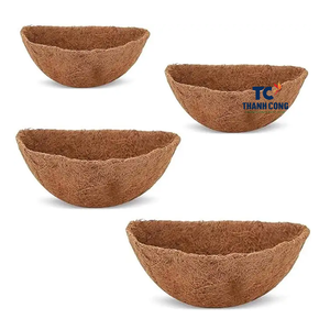 Vente en gros au Vietnam de jardinières en coco paniers en fibre écologiques et durables pour le jardinage, la décoration intérieure et extérieure - Product Image 2