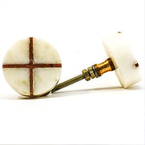 2 PCS Forme ronde et grande taille Boutons en marbre les plus vendus avec taille de forme de couleur personnalisée Article fabriqué en Inde - Product Image 4