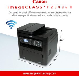 ImageCLASS MF264dw เครื่องทำสำเนาดิจิตอลมัลติฟังก์ชั่นแบบ3-in-1พร้อมเอาต์พุตคุณภาพสูง - Product Image 3