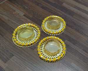 ที่ใส่เทียนทำมือสำหรับตกแต่ง Diwali เชิงเทียนสไตล์อินเดียที่ใส่เทียนลายดอกไม้ชาโลหะสามารถวางเทียนคริสต์มาส - Product Image 6