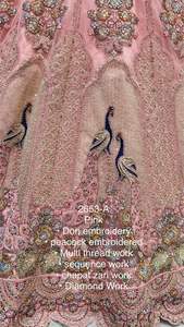 Nueva ropa de fiesta de diseñador Lehenga choli con lentejuelas bordadas Chap-at Diamond Work para venta en línea - Product Image 6