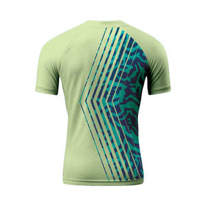 Haut de compression à manches longues pour hommes, coupe personnalisée de qualité supérieure, entraînement de gymnastique et vêtements de surf et d'arts martiaux MMA - Product Image 3