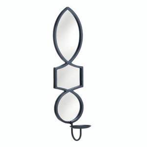 Ensemble de bougeoirs muraux en métal géométrique moderne, bougeoirs en verre carrés et circulaires, bougeoirs pour la maison, la décoration de mariage, la cheminée - Product Image 3