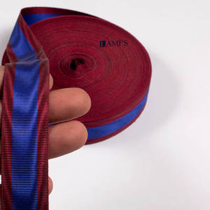 Accessoires uniformes de bande de ruban personnalisé de haute qualité avec tissu de fil de Service OEM ruban de médaille de Moir de rang personnalisé - Product Image 6