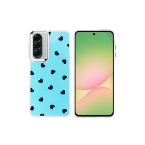 Coque en silicone antichoc anti-traces de doigts à motif cœur Netzy pour Samsung Galaxy A36, coque de protection en silicone souple, style Ins - Product Image 1
