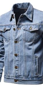 La mejor chaqueta vaquera para hombre Tendencias Vintage desgastada Versatilidad elegante y duradera Dominando el aspecto Chaquetas vaqueras para hombre - Product Image 6