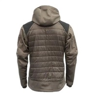 Nouvelle arrivée, veste softshell tactique pour homme, manches longues, logo personnalisé imprimé, motif camouflage, matière polyester douce