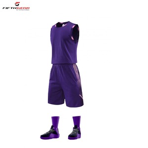 ชุดบาสเก็ตบอลไซส์ใหญ่พิเศษดีไซน์แห้งเร็วระบายอากาศได้ดีมีโลโก้และลายพิมพ์ออกแบบได้ตามต้องการ - Product Image 2