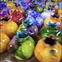 Vases en verre artisanaux, forme irrégulière, décoration d'intérieur, DAFNI BIG PAZAR