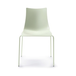 Stackable Technopolymer <b>Dining</b> <b>Chair</b> with Chromed or Painted Metal Frame - Product Image 5