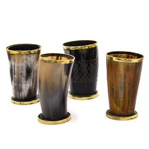 Viking Horn Vodka & Tequila Shots Verres Buffalo Horn 60ml Décoration de la maison faite à la main écologique pour Vodka Bière Whisky - Product Image 6