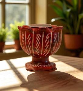 2,5X2,5 tallado a mano esteatita Rosa incienso titular elegante Floral Agarbatti quemador para meditación, Yoga y decoración del hogar - Product Image 4