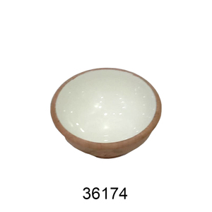 Saladier en bois naturel enduit d'émail pour servir de la salade et des fruits en bois pur saladier en bois réutilisable à vendre - Product Image 3