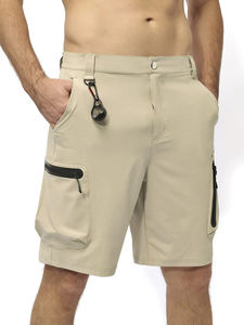 Pantalones cortos de algodón 100% de alta calidad para hombre, diseño impreso, atuendo antiarrugas para correr, logotipo personalizado, decoración de bolsillo de malla disponible XS 6XL - Product Image 5