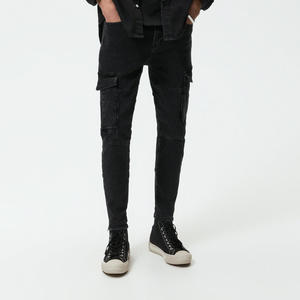 Cotton Fabric Soft Breathable Comfortable Adjustable Waist Multiple With Pockets <b>Cargo</b> Pants With Pockets Button Closure Durable - Product Image 1