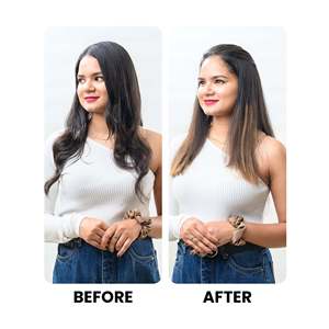 แถบผมบาเลยาจ สีสันสดใส ไม่ทำลายเส้นผม แพ็ค 2 ชิ้น - Product Image 6