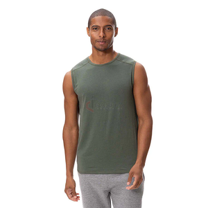 Camisetas sin mangas para hombre con logotipo personalizado al por mayor, camisetas sin mangas deportivas para gimnasio de alta calidad, ropa informal por sublimación con estampado Puff - Product Image 1