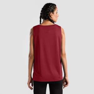 เสื้อซีทรู Zen Tank สีมารูน ระบายอากาศได้ดี - Product Image 2