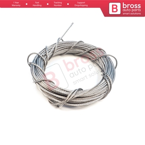 สายเคเบิลซ่อมชุดมอเตอร์กระจกหน้าต่างรถยนต์ BWR5472-1  ลวดสลิงเหล็ก 7x7 เส้นผ่านศูนย์กลาง: 1.5 มม. ความยาว: 10 เมตร - Product Image 3