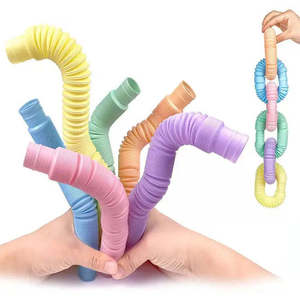 แพ็ค 4 ชิ้น ของเล่นบรรเทาความเครียดสำหรับเด็กทารกแบบหลอดขนาดเล็ก - Product Image 6