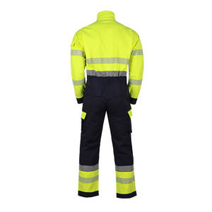 Ropa de trabajo de construcción profesional Hi Vis Overol Ignífugo Seguridad Adultos Suministro Algodón Poliéster Uniformes - Product Image 5