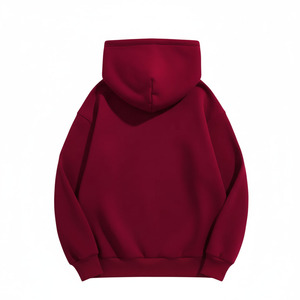 Sudadera con capucha deportiva informal de fibra de algodón/bambú para mujer, estampado personalizado en la parte delantera, 360g, algodón tejido forrado, respetuoso con el medio ambiente, transpirable, otoño - Product Image 2