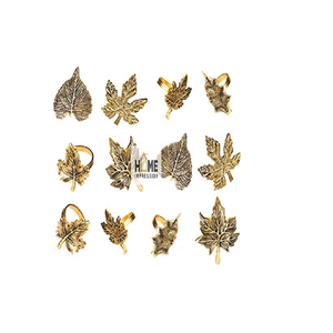 Servilleteros de latón cortados con láser hechos a mano modernos de diseño decorativo, servilleteros dorados de diseñador, servilleteros de Metal personalizados - Product Image 3