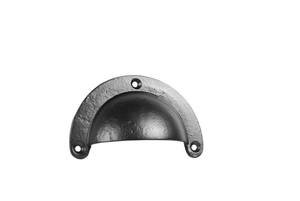 Poignées de cercueil en fonte d'alliage galvanisé et zingué, noires, 5 pouces, emballage en sac, vente en gros - Product Image 3