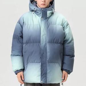 Manteau d'hiver à bulles rétro à col montant pour hommes divers styles de camouflage veste à capuche chaude Streetwear épaissir - Product Image 2