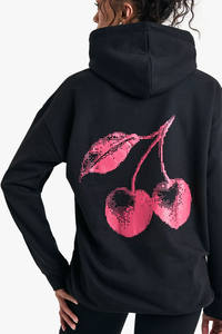 Nouvelle mode sweat à capuche pour femme surdimensionné graphique cerise personnalisé chaud Flecce anti-rides respirant sweats à capuche Gym & Streetwear pour femmes - Product Image 5