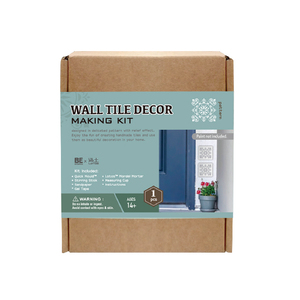 Aesthetic Boho Wall Tile <b>Decor</b> DIY Set - 3D <b>Moroccan</b> Flower Cement Plaque Ornament for Living Room Bedroom - Product Image 5