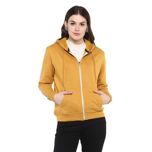 Nueva Sudadera con Capucha de Invierno para Mujer, Talla Grande, Informal, Forrada, con Cierre Completo, Cremallera Metálica, Bolsillo Tipo Canguro, Suave, Transpirable y Ecológica - Product Image 6