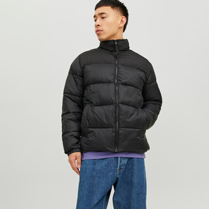 Wholesale Customized <b>Thin</b> <b>Puffer</b> <b>Jacket</b> for Men High Quality Light Weight Winter High Street Design Professional Logo Printing - Product Image 2