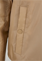 Veste personnalisée en satin pour hommes, blouson court en tissu de nylon épais, blouson aviateur en satin noir surdimensionné pour l'hiver avec streetwear