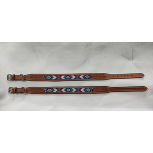 Collier en cuir lourd pour chien réglable de haute qualité classique double couche luxe imperméable réglable rembourré boucle en métal - Product Image 1