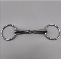 Bit Kekang Kuda OEM Stainless Steel Hollow Mouth Snaffle Bit Loose Ring untuk Kontrol dan Pelatihan yang Nyaman