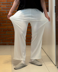 HOOR กางเกงขายาวทรงกว้างผู้ชาย ผ้าพลีท นุ่ม สบาย ลำลอง แฟชั่นเกาหลี ใส่ได้ทุกวัน มี 4 สี ไซส์ M ถึง 3XL - Product Image 5