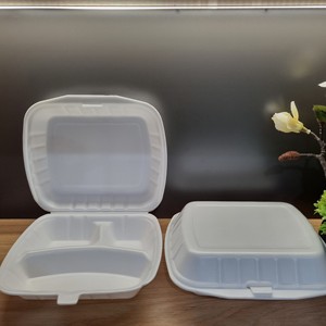 Envase de Espuma PS Desechable para Alimentos, Hamburguesas, Comida Rápida, Fideos, Listo para Enviar, Fabricante, Precio Bajo, Ecológico - Product Image 2