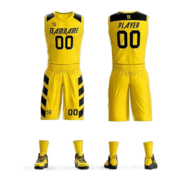 Entwerfen Sie Ihre eigene Basketball kleidung Sublimation Jugend mann Frau reversible Basketball uniform Set benutzer definierte Basketball trikot