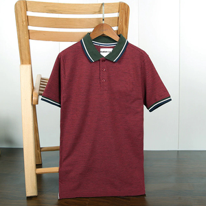 POLO brodé pour homme, haut SLIM de qualité supérieure, brodé sur la poitrine gauche, LOGO personnalisable - Product Image 1