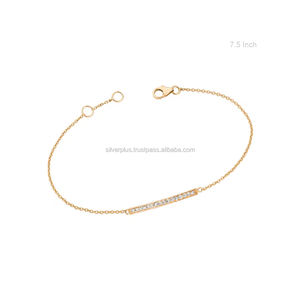 Pulsera de eslabones de oro sólido de 22mm, pulsera ajustable, fabricante hecho a mano, venta al por mayor, proveedor de joyería de oro de 14k - Product Image 1