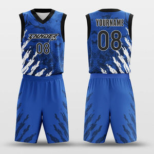 Nouvel Arrivage 2026 Ensemble Maillot de Basketball Imprimé Adulte Antibactérien Séchage Rapide Respirant Certifié Été Unisexe 100% Polyester - Product Image 1