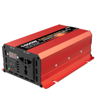 Inversor de Corriente Continua/Alterna Monofásico HOULI, 12V 220V, Onda Sinusoidal Pura, 60Hz, 90% de Eficiencia, 600W-3000W, Pico de 3s, para Uso en Automóviles, Hogares y Autocaravanas