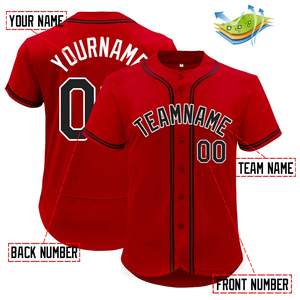 Maillots de baseball Impression par sublimation de haute qualité Maillot de baseball respirant pour hommes avec bouton 100% Offre Spéciale en tissu polyester - Product Image 4